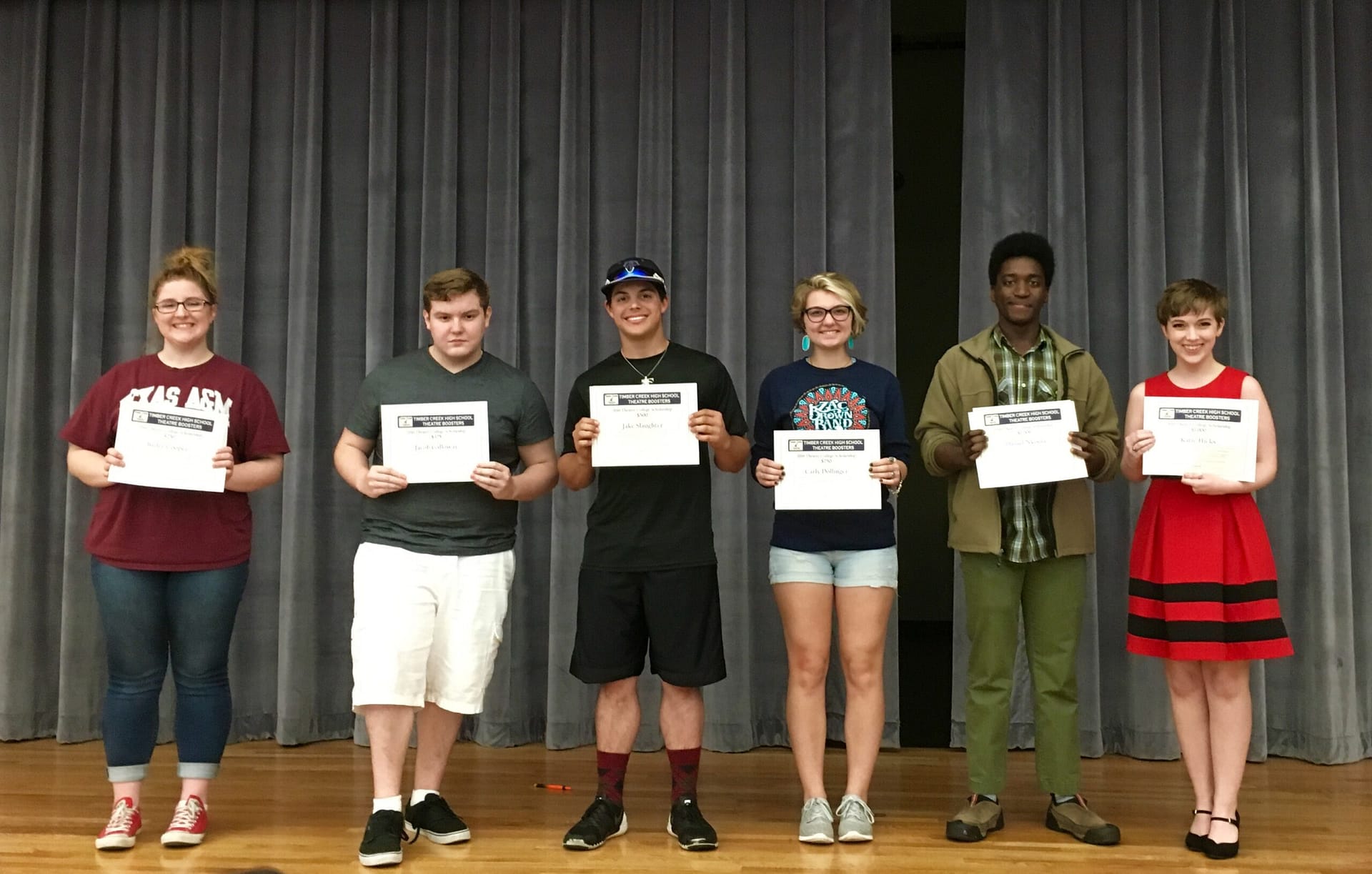 2016 – College Scholarship Award Winners