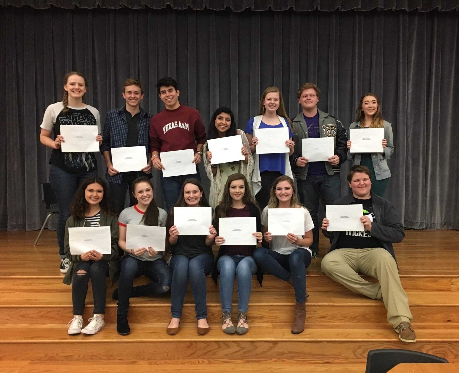 2017 – Camp Scholarship Award Winners